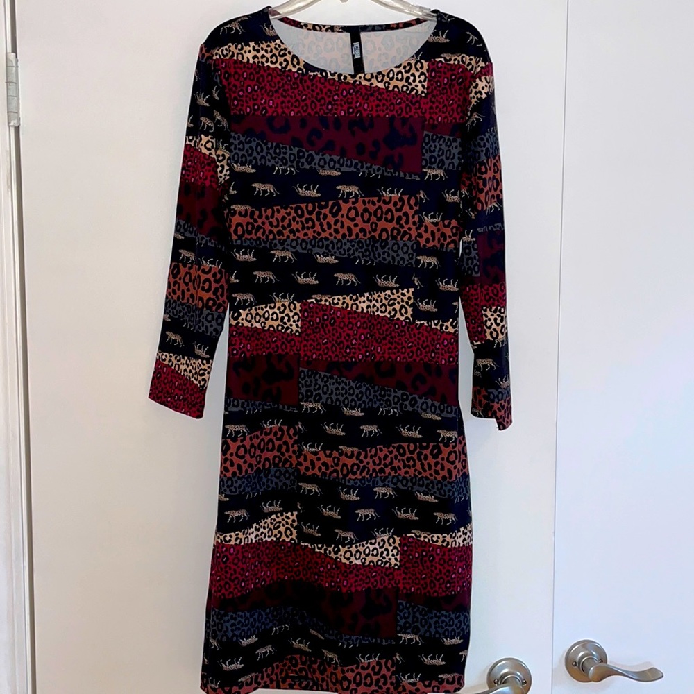 NWOT Victoria Sport Leopard BodyCon Dress